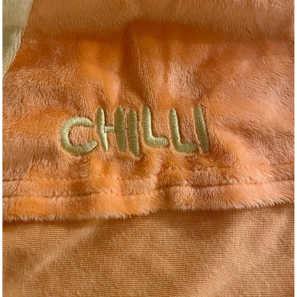 Spirit Halloween Adult OS Bluey Chili Costume Orange Plush Costume Top Poncho - Picture 7 of 8